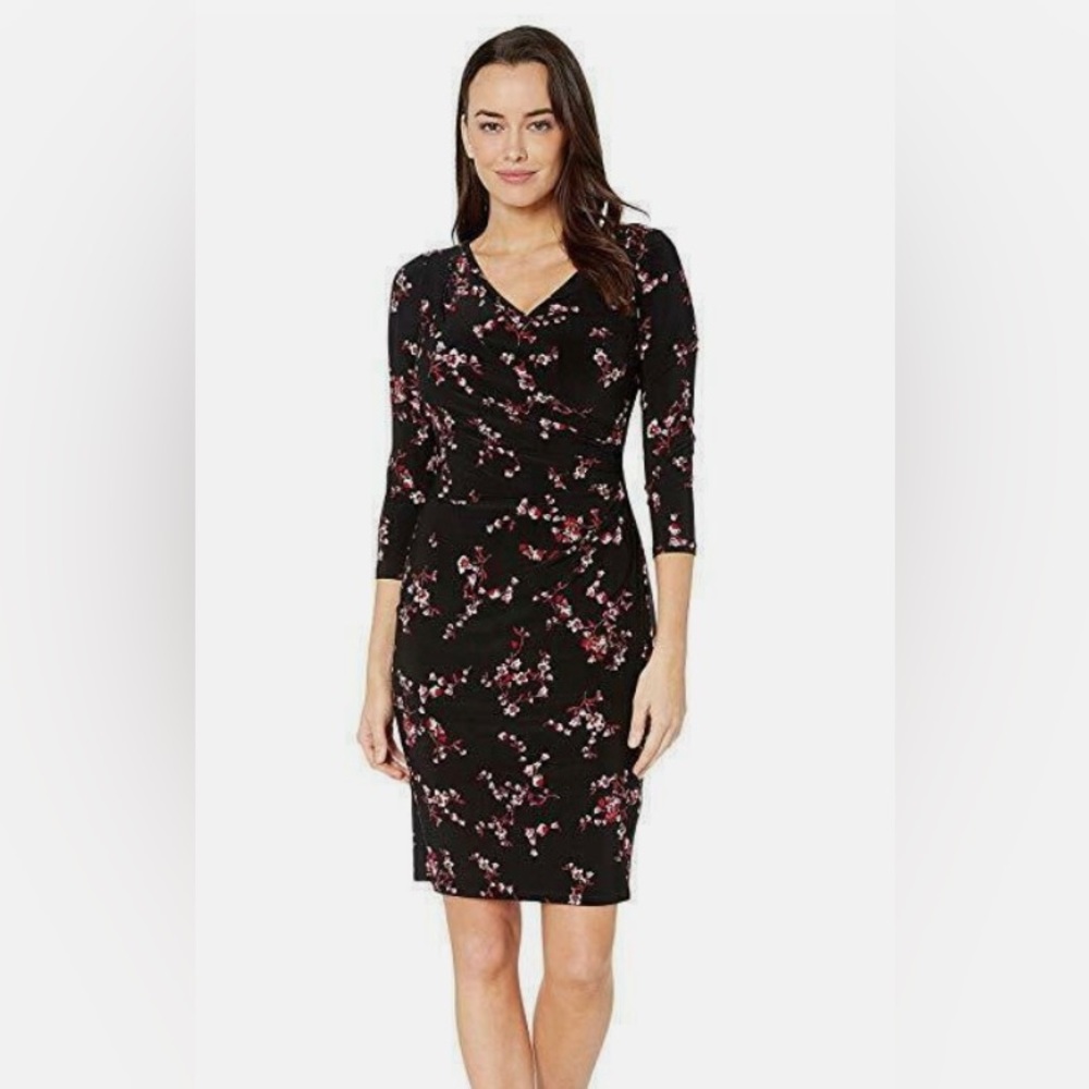 Lauren Ralph Lauren Floral Pleated Jersey Dress 4